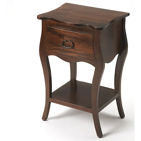 Rochelle Antique Walnut Nightstand